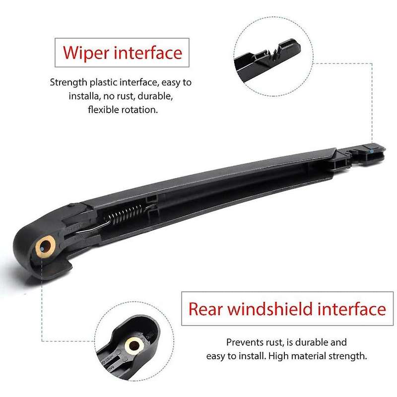 Rear Windshield Wiper Arm Set - Back Windshield Wiper Arm Blade Set for Rogue,Pathfinder 2013-2018