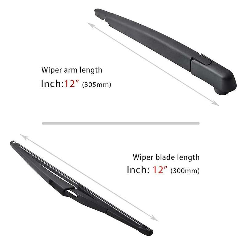 Rear Windshield Wiper Arm Set - Back Windshield Wiper Arm Blade Set for Rogue,Pathfinder 2013-2018