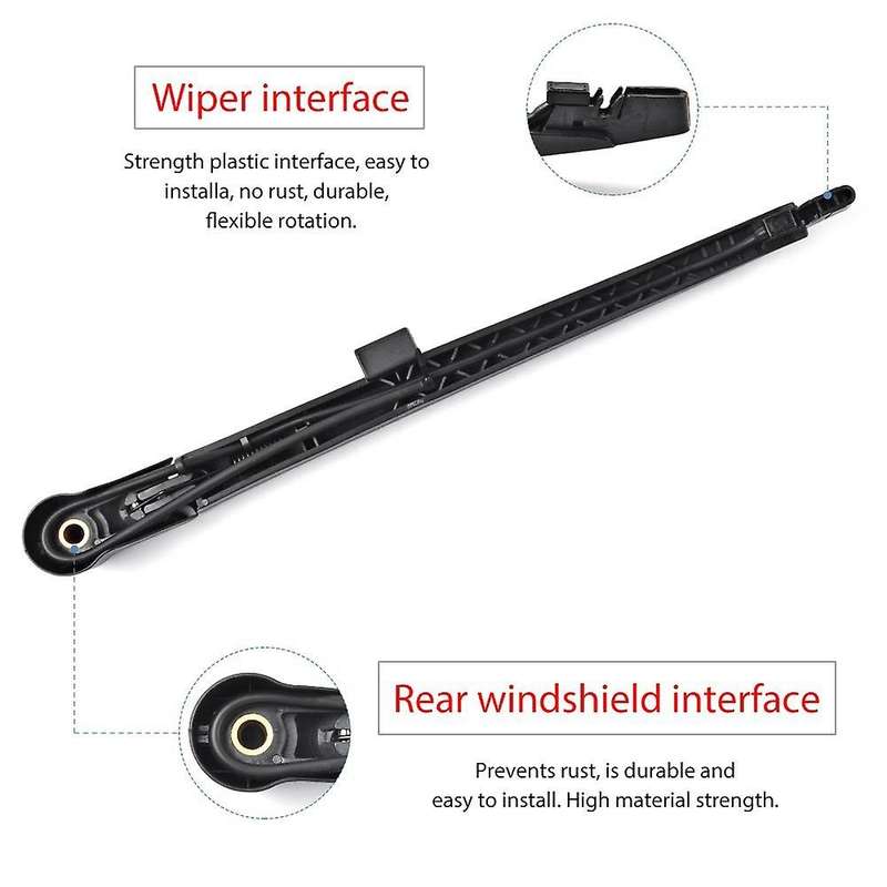 Rear Wiper Arm Set - Back Windshield Wiper Arm Blade Set for Escalade 2007-2013 15277756 25820122