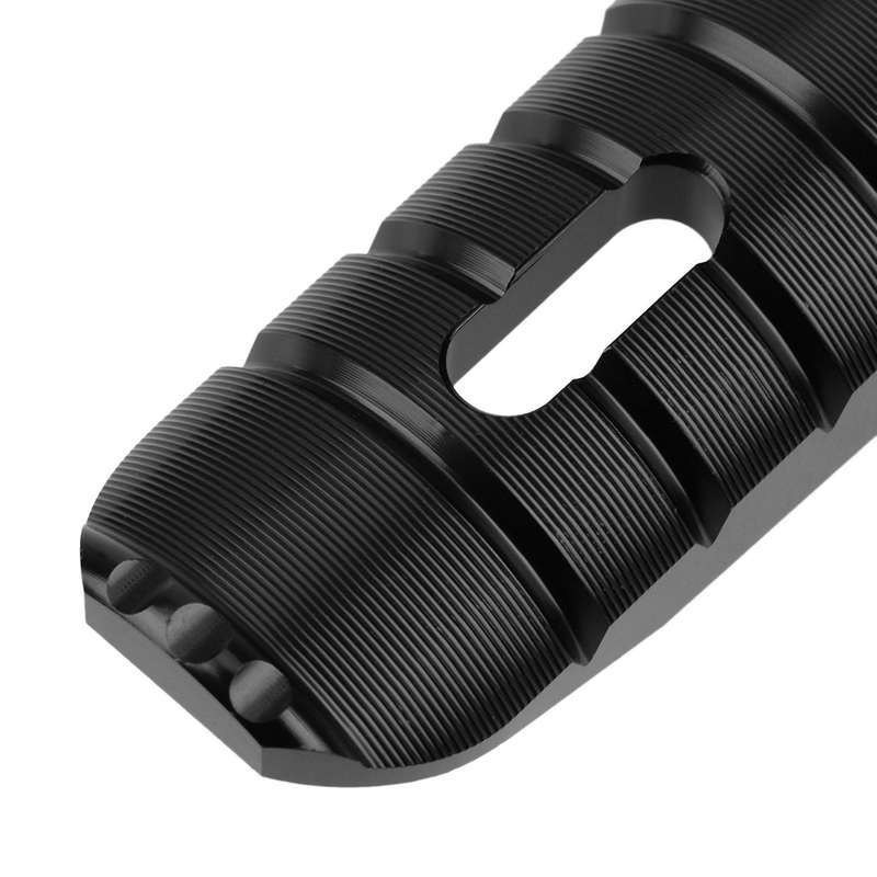 Rearset Rear Foot Pegs Footpegs for Street Scrambler 900 Bonnevill Black T120 T100(Black)