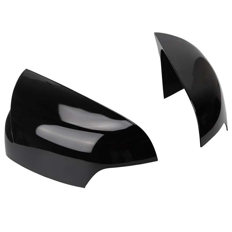 Rearview Mirror Cover Exterior Accessories for 2012-2022 with Turn Signal , Black