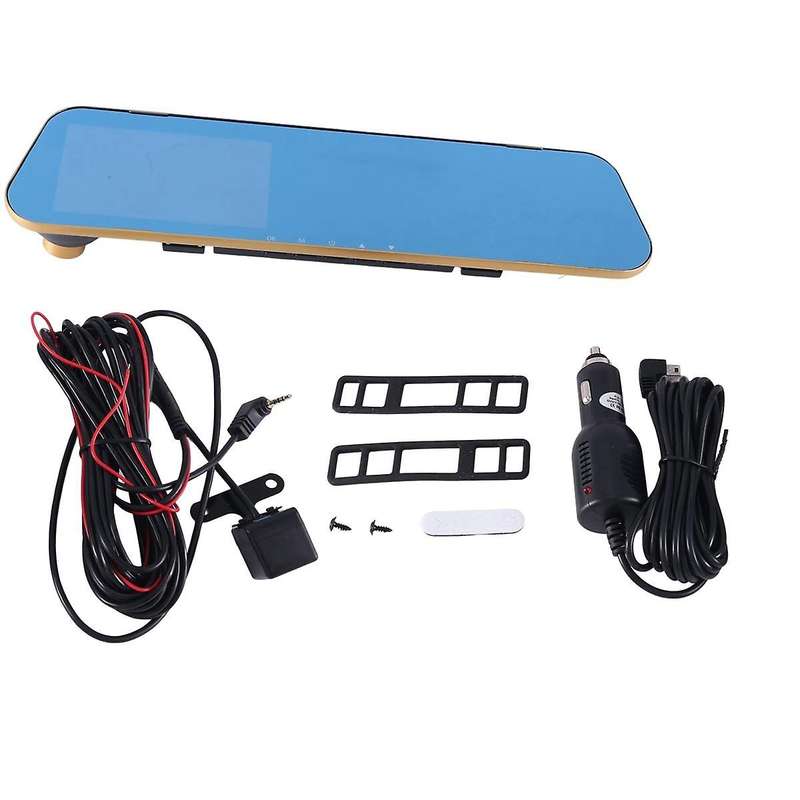 Rearview Mirror Car Recorder Front and Rear Dual Recording Auto Supplies