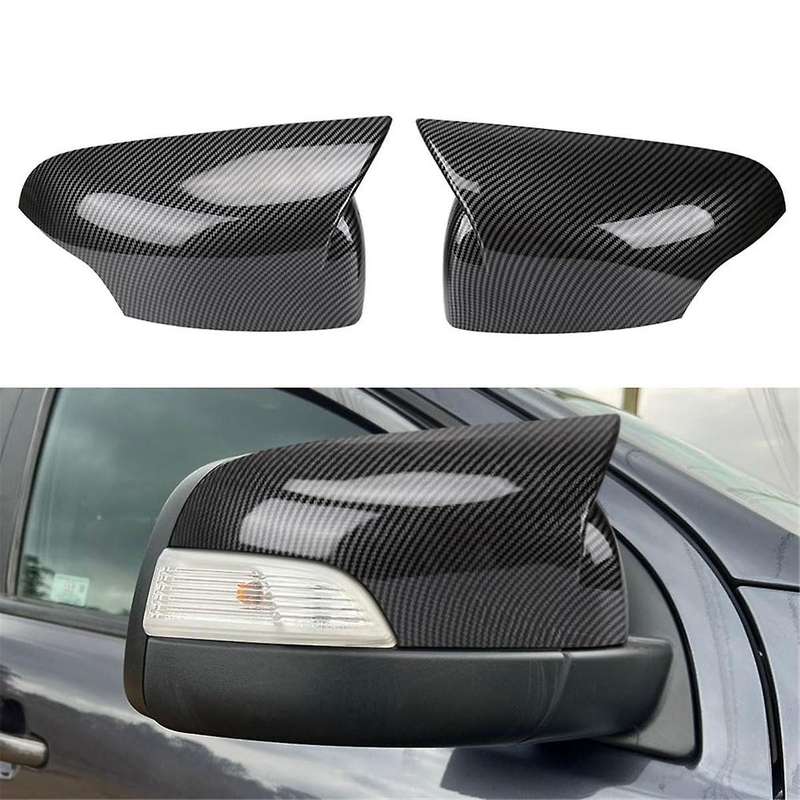 Rearview Mirror Cover Exterior Accessories for 2012-2022 with Turn Signal , Carbon Fiber
