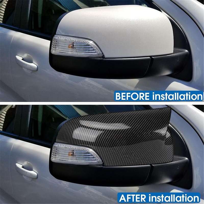 Rearview Mirror Cover Exterior Accessories for 2012-2022 with Turn Signal , Carbon Fiber