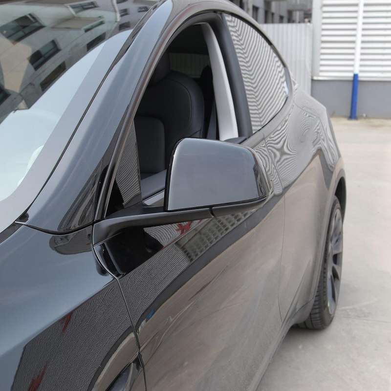 Rearview Mirror Cover Rearview Mirror Cover Modification Accessories for Model Y - D