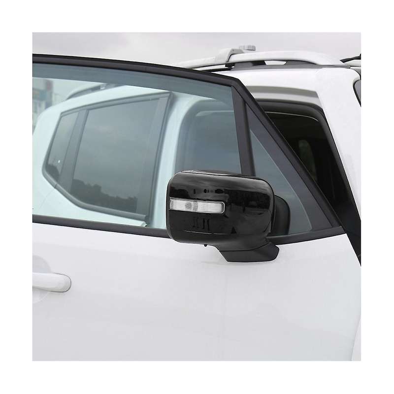 Rearview Mirror Cover Side Mirror Cover Frame Trim Sticker for 2016-2023 Accessories - Abs Black