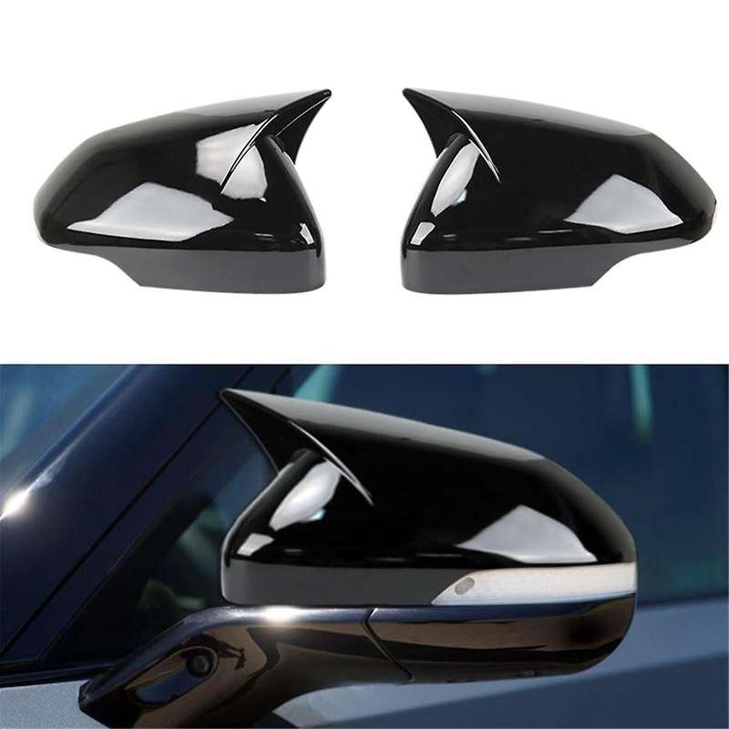 Rearview Mirror Cover Side Mirror Cover Side Mirror Cap for R1T/R1S 2022-2024 Accessories Glossy Bla