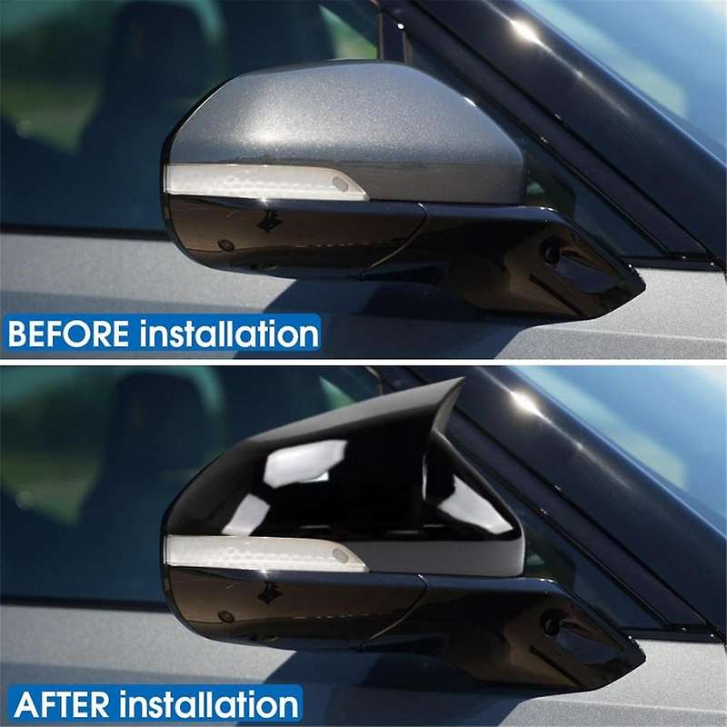 Rearview Mirror Cover Side Mirror Cover Side Mirror Cap for R1T/R1S 2022-2024 Accessories Glossy Bla