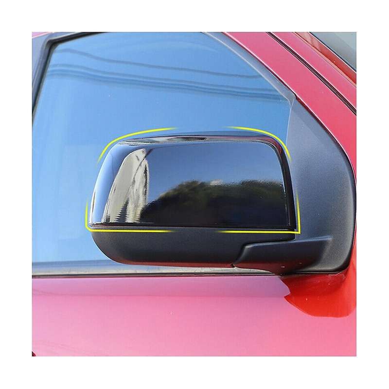 Rearview Mirror Cover Side Mirror Cover Frame Trim Sticker for 2014-2022, Abs Black