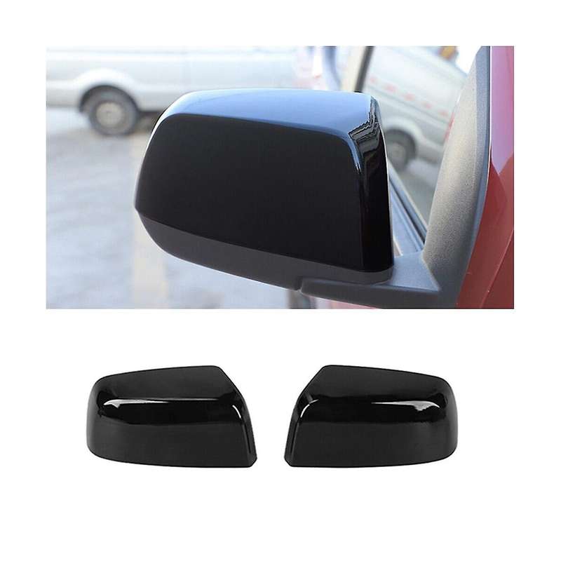 Rearview Mirror Cover Side Mirror Cover Frame Trim Sticker for 2014-2022, Abs Black