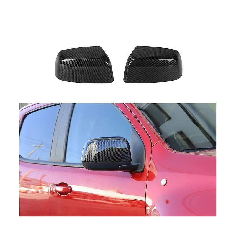 Rearview Mirror Cover Side Mirror Cover Frame Trim Sticker for 2014-2022, Abs Carbon Fiber