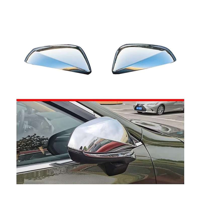 Rearview Mirror Cover Shell Silver Rearview Mirror Cover Sticker for Rx 2023 Car Accessories