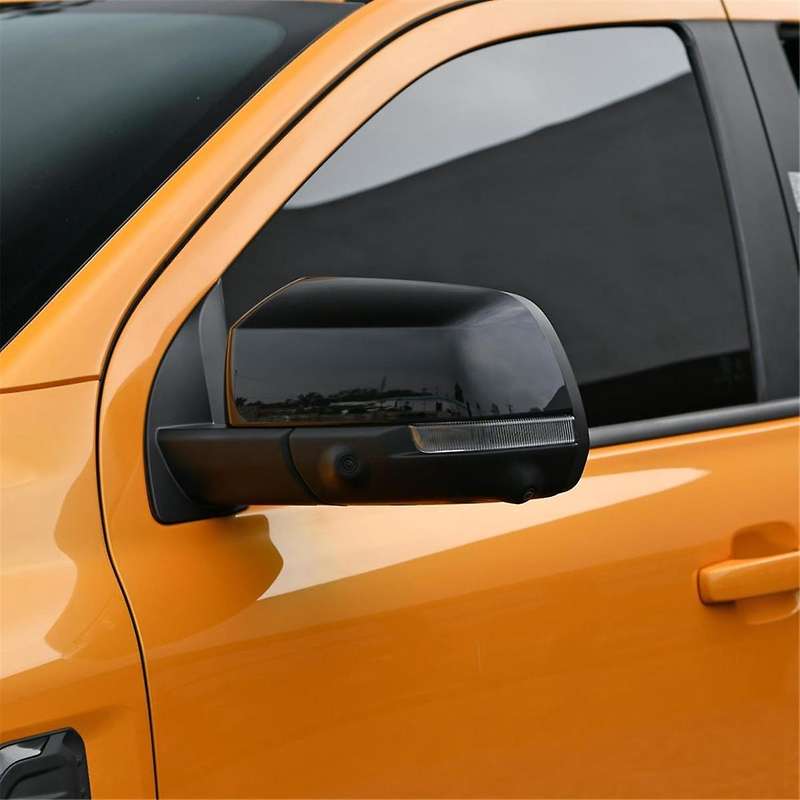 Rearview Mirror Cover Trim for 2023 2024 Side Door Mirror Cover Trim Accessories ,Bright Black