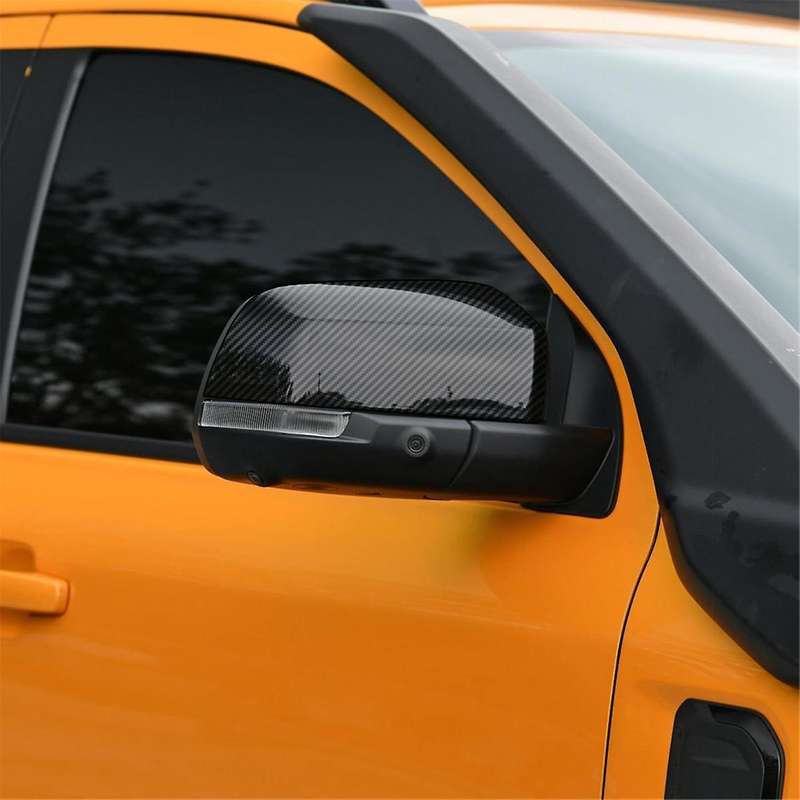 Rearview Mirror Cover Trim for 2023 2024 Side Door Mirror Cover Trim Accessories ,Carbon Fiber