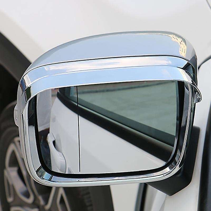 Rearview Mirror Cover Trim Rain Eyebrow Shield Shade Decoration Frame Sticker for 2015-2021 Accessor