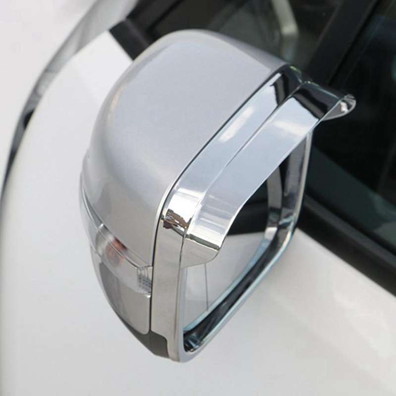 Rearview Mirror Cover Trim Rain Eyebrow Shield Shade Decoration Frame Sticker for 2015-2021 Accessor