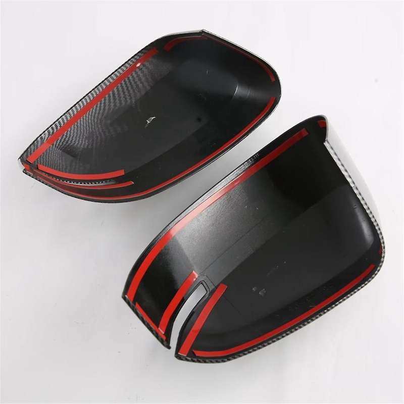 Rearview Mirror Cover Trim for MX5 2024 Carbon Fiber Door Side Mirror Cap Accessories