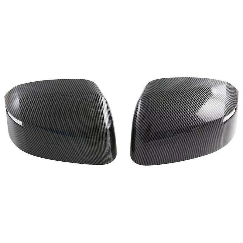 Rearview Mirror Cover Trim for MX5 2024 Carbon Fiber Door Side Mirror Cap Accessories