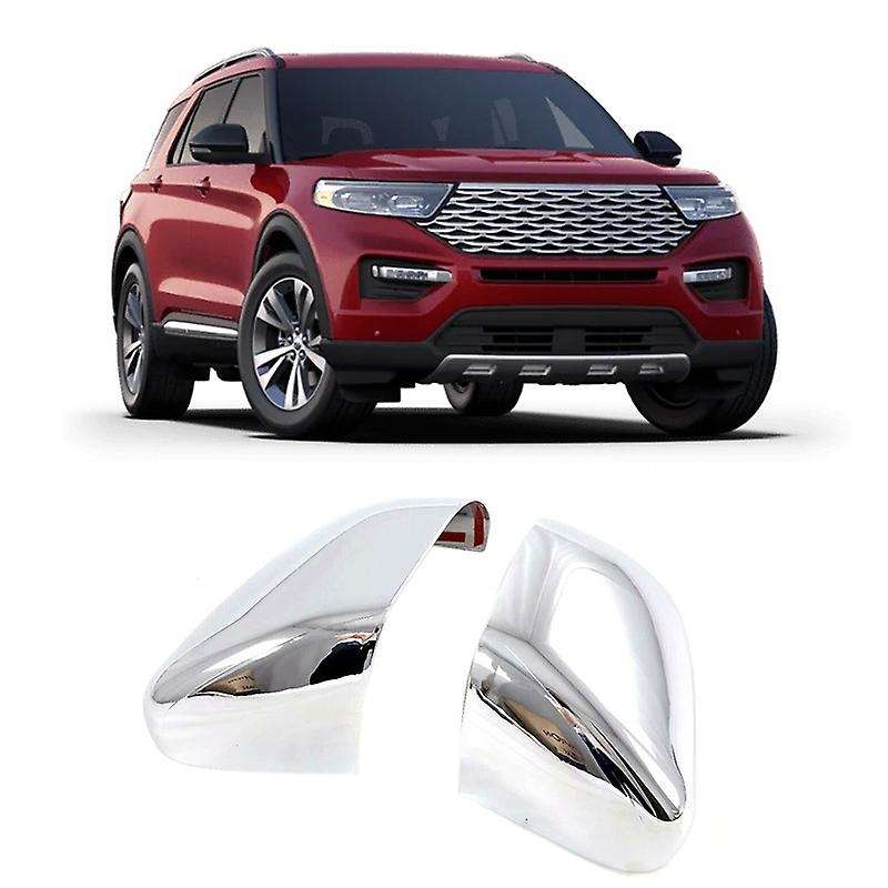 RearView Mirror Frame Cover Side Door Rear View Mirror Trims for Explorer 2020 2021 Accessories Carb