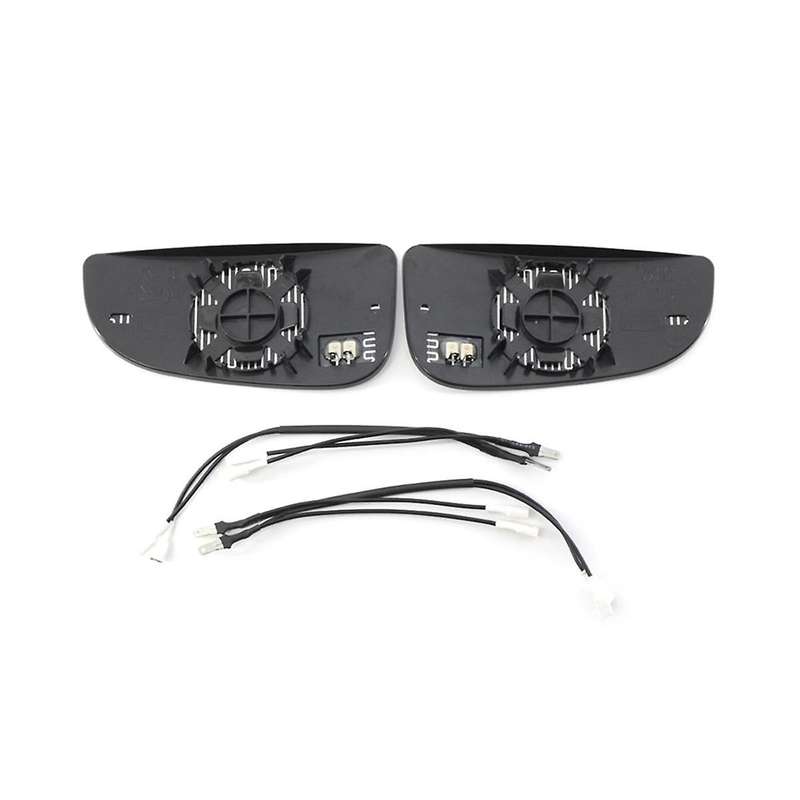 Rearview Mirror Glass Side Wing Reversing Lens Astern Aid Wide-angle Mirror for Ram 1500 2500 3500