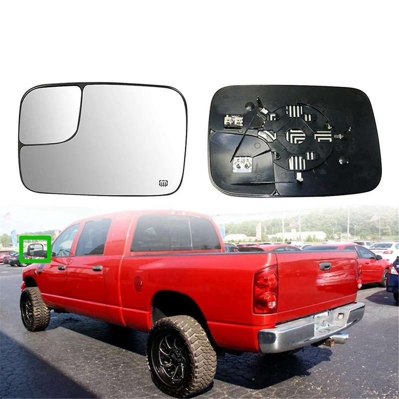 Rearview Mirror Lenses Tropical Blind Spot Angle Glass Lenses for Ram 1500 2500 3500 2005-2008 5161
