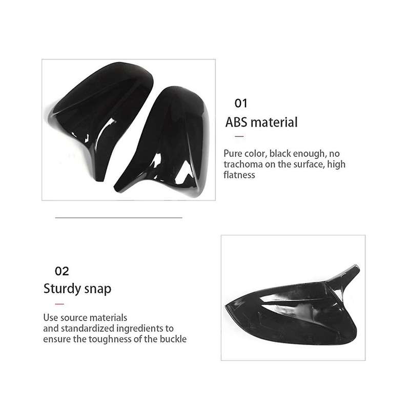 Rearview Mirror Shell Rearview Mirror Cover Side Mirror Shell Reversing Mirror Cover Car for X5 E70
