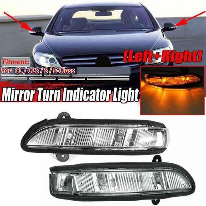 Rearview Mirror Turn Signal Light for W211 W221 W219 2007-2011 E320 E350 Repeater Rearview Mirror Li