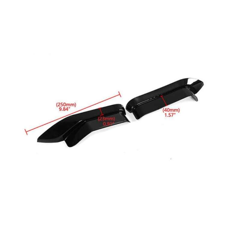Rearview Mirror Rain Eyebrow Guard Trim for 2021 2022 2023 Accessories ,black 2pcs