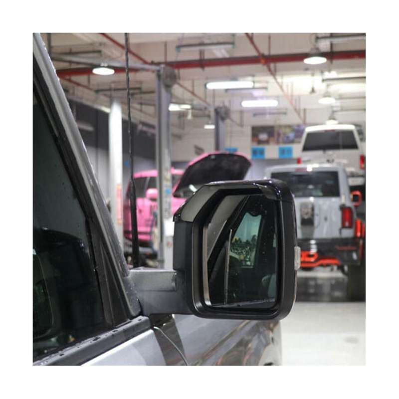 Rearview Mirror Rain Eyebrow Guard Trim for 2021 2022 2023 Accessories ,black 2pcs