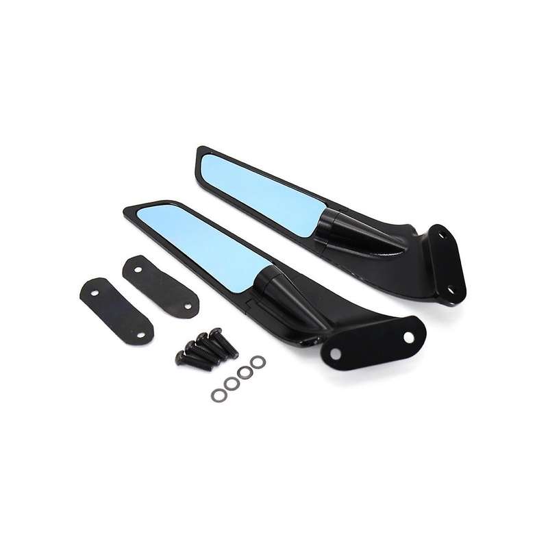 Rearview Wind Wing Adjustable Rotating Side Mirror Winglet for Ninja 400 Ninja 650 2018-2022
