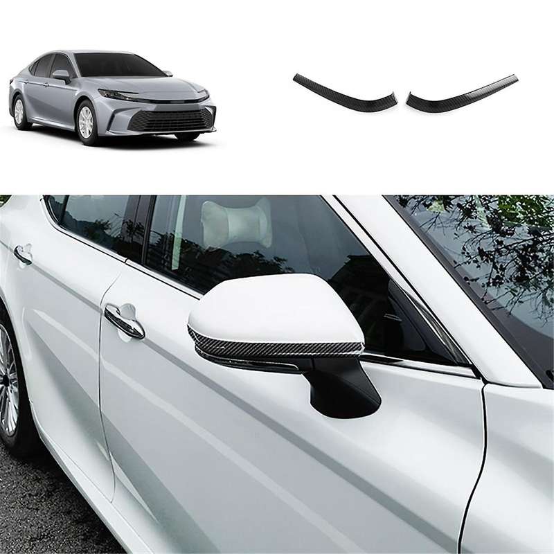 Rearview Mirrors Strip Trim for 9th 2024 2025 Side View Mirror Strip Exterior Accessories Carbon Fib