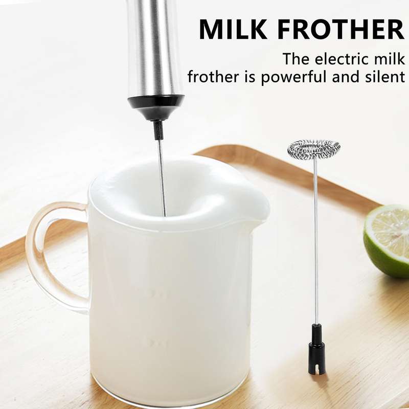 Rechargeable , Electric Handheld Foam Maker High Torque Motor, Whip Foamer Drink Mixer for Coffee Ar