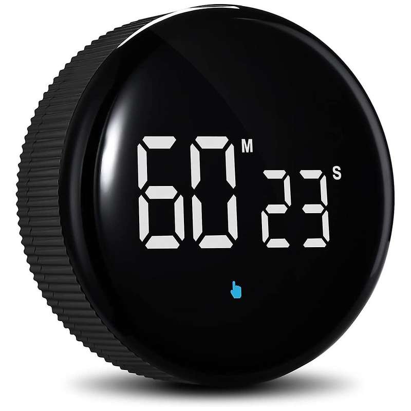 Rechargeable Kitchen ,magnetic Productivity Timer with Led Display,digital Classroom Visual Timer (