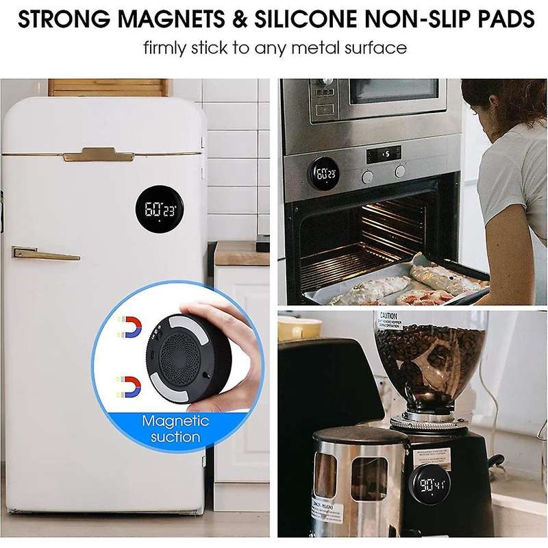Rechargeable Kitchen ,magnetic Productivity Timer with Led Display,digital Classroom Visual Timer (