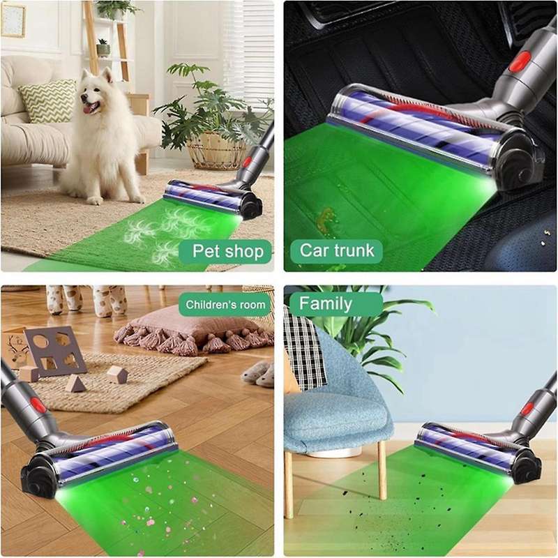 Rechargeable Vacuum Cleaner Dust Display LED Lamp Universal Vacuum Cleaner Attachment Invisible Pet
