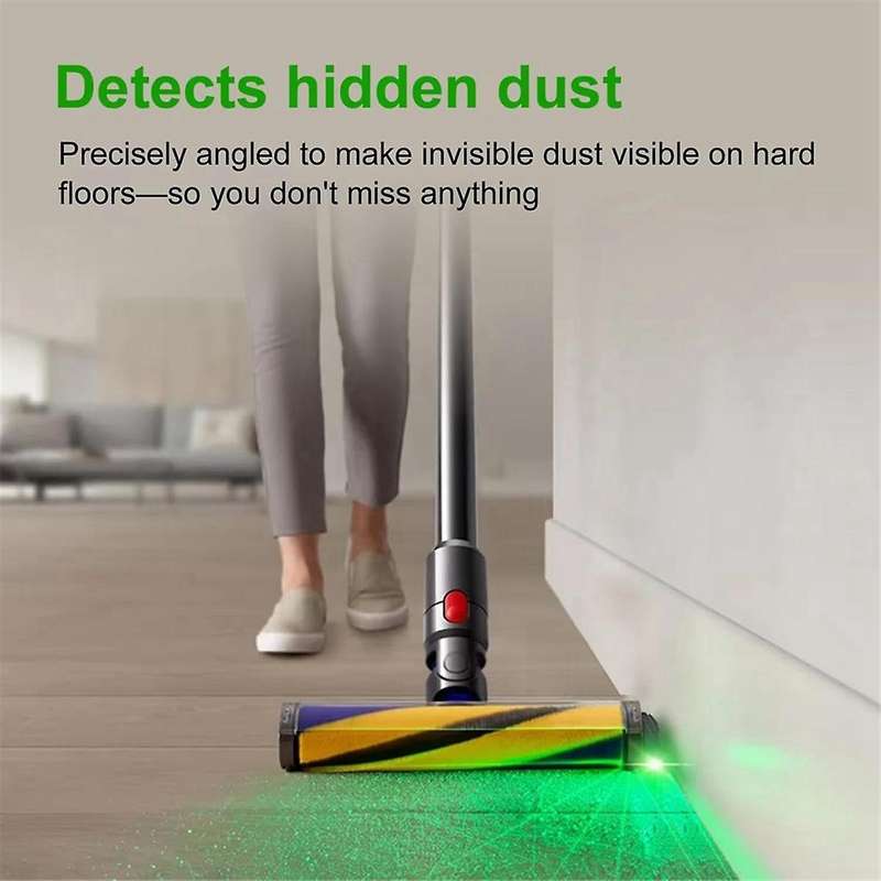 Rechargeable Vacuum Cleaner Dust Display LED Lamp Universal Vacuum Cleaner Attachment Invisible Pet