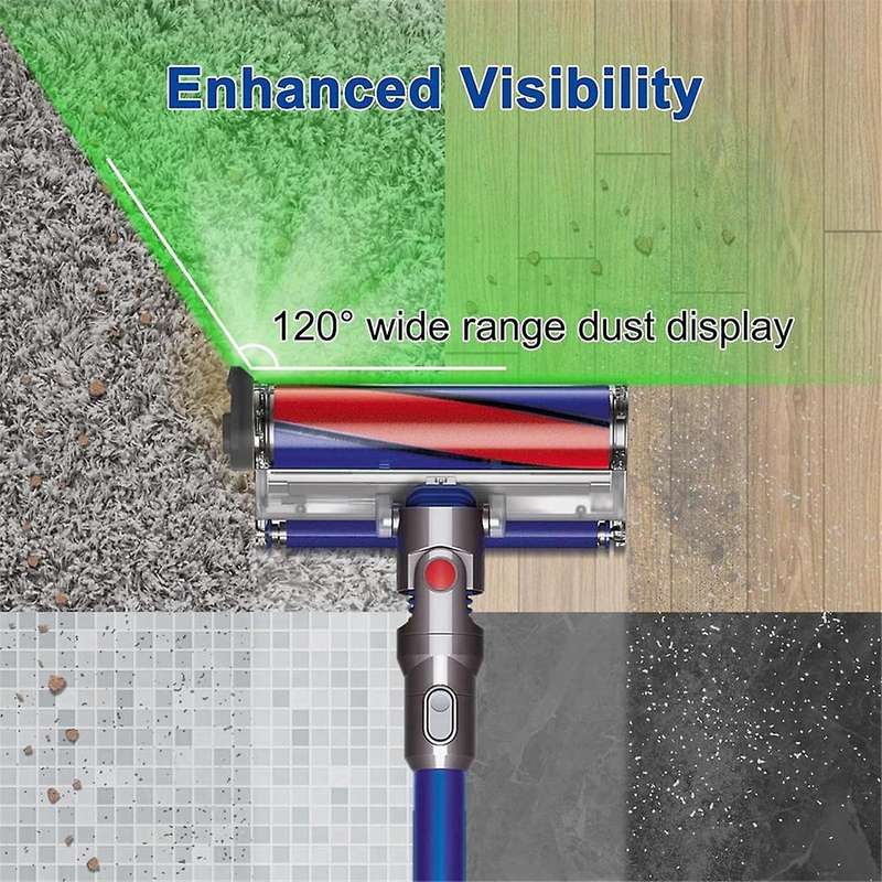 Rechargeable Vacuum Cleaner Dust Display LED Lamp Universal Vacuum Cleaner Attachment Invisible Pet