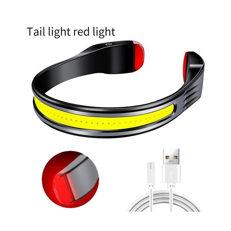 Rechargeable Running Head Light Lamp ,led Bright Head Light Lamp Strong Light Fishing Headlight Wit