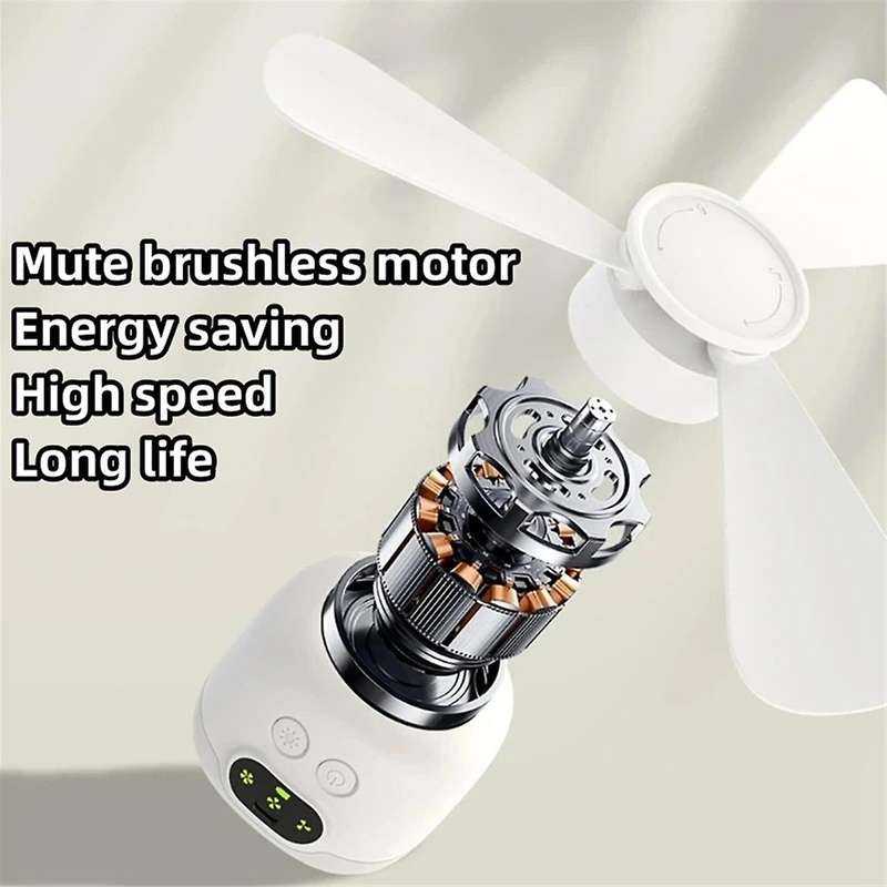 Rechargeable Small Ceiling Fan USB Student Dormitory Breeze Small Electric Fan Bed Dormitory Tent Ca
