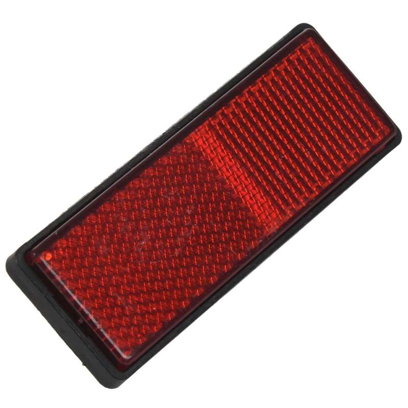 rectangle red Reflectors Universal Compatible Motorcycles ATV Bikes Dirt Bikes