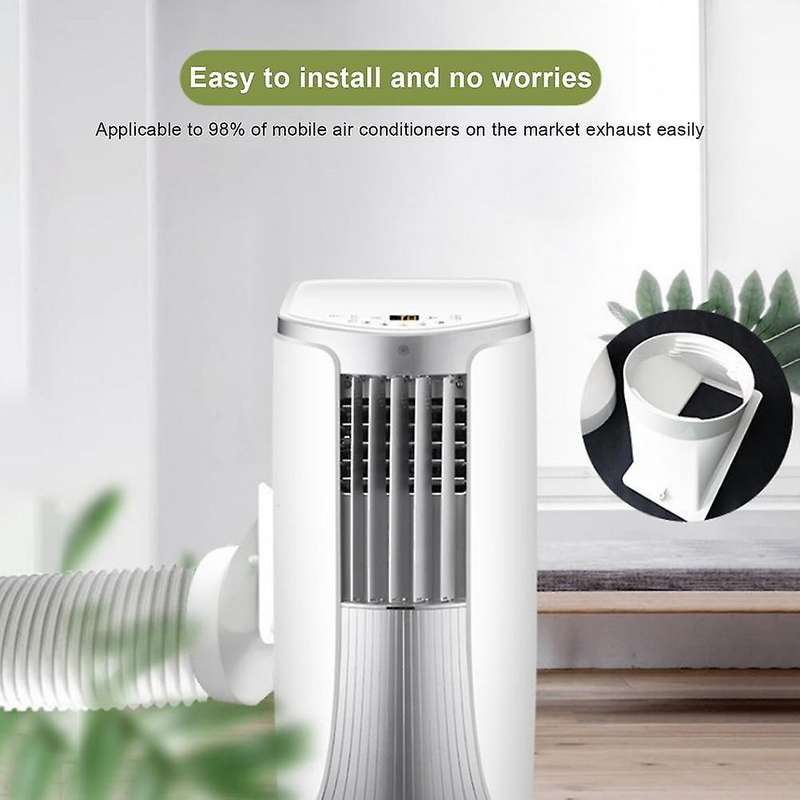 Rectangular Interface 130mm Portable Air Conditioning Window Adapter Exhaust Hose Connector Rectangu