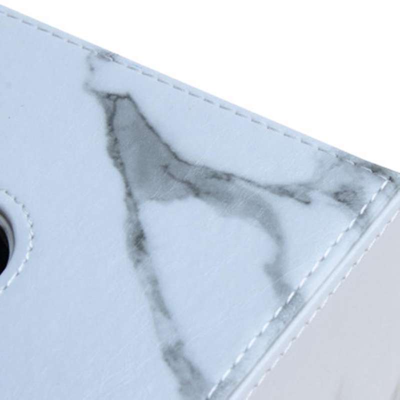 Rectangular Marble Pu Leather Facial Tissue Box Cover Napkin Holder Paper Towel Dispenser Container