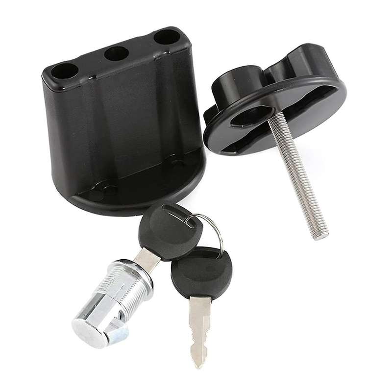 Red 5L Emergency Backup SUV Motorcycle Petrol Storage Gas Tank with Lock Motorcycle Portable Gas Fu