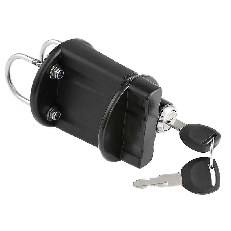 Red 5L Emergency Backup SUV Motorcycle Petrol Storage Gas Tank with Lock Motorcycle Portable Gas Fu