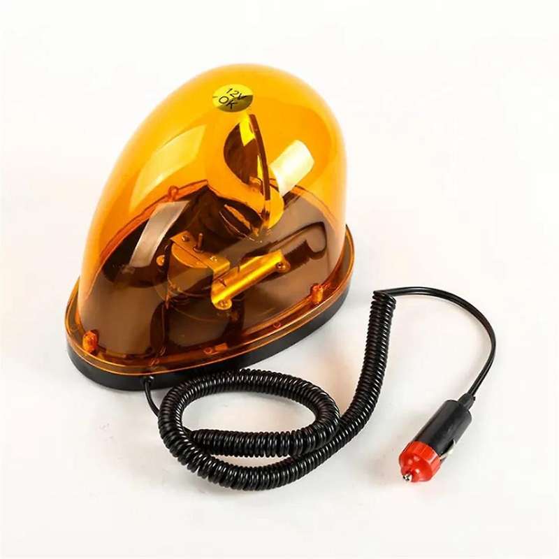 Red 12V Snail-Type Rotating Car Alarm Lights Warning Light Ceiling Light Strobe Light Universal for