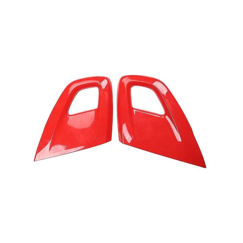 Red Car Interior Door Armrest Pull Handle Protective Cover Trim for 2011-2017