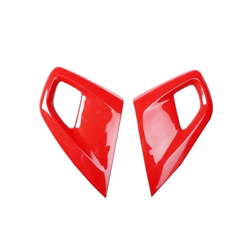 Red Car Interior Door Armrest Pull Handle Protective Cover Trim for 2011-2017