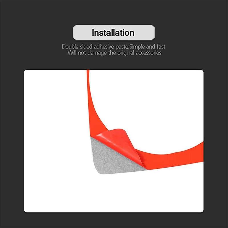 Red Carbon Fiber Interior Automatic Gear Shift Cover Trim for 8Th 06-11