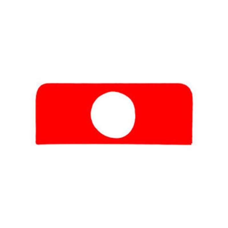 Red Carbon Fiber Interior Button Panel Cover Trim for Accord 2013-17