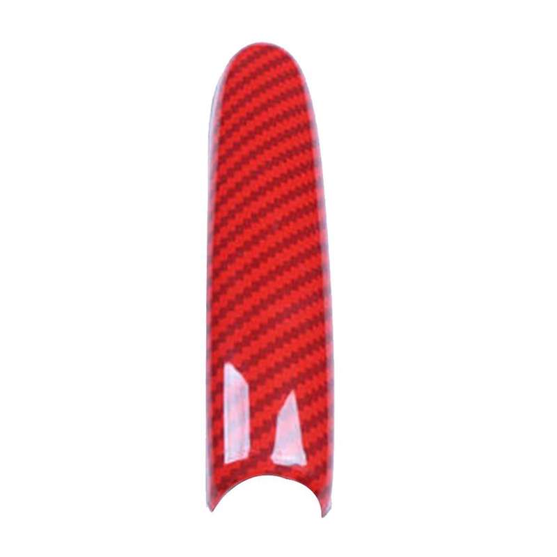Red Carbon Fibre Central Console Handbrake Cover Strip Trim for 2006-2011